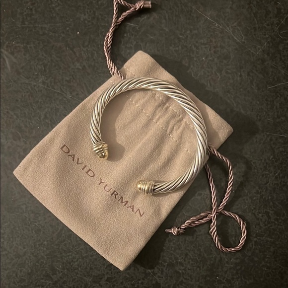 David Yurman Silver Cable Bracelet - Picture 2 of 3